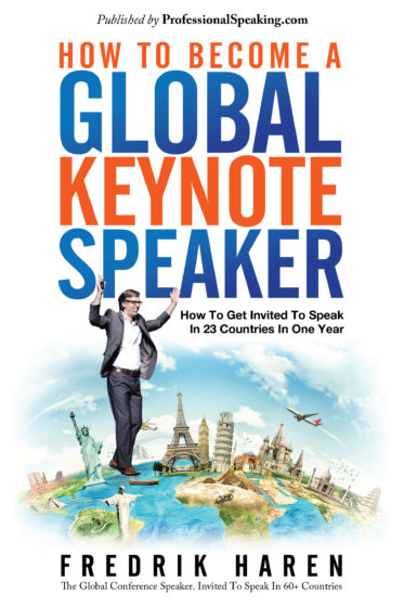 How to become a global, keynote speaker - cover - FRONT
