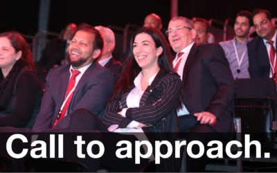 A super trick for building connections after a speech: “The call for approach” (Professional Speaking. Episode 266.)